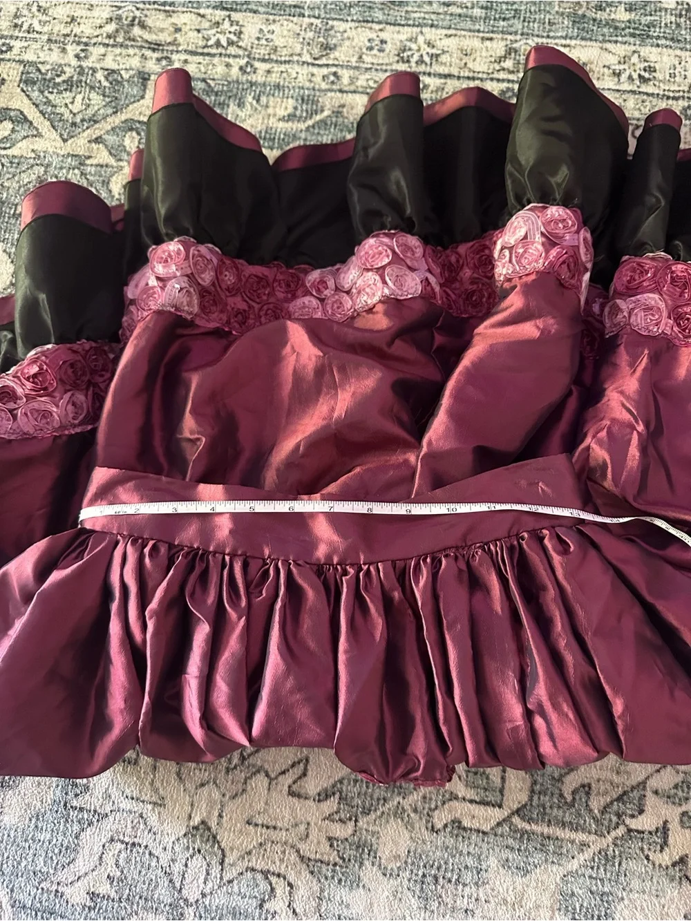 Custom Maroon & Black dance costume